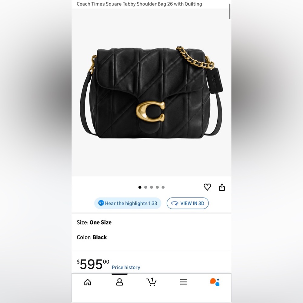 Coach Black crossbody Bag - Picture 3 of 13